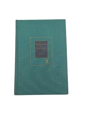 Penguin Island Hardcover Book Anatole France Satire Random House 1930s Vintage